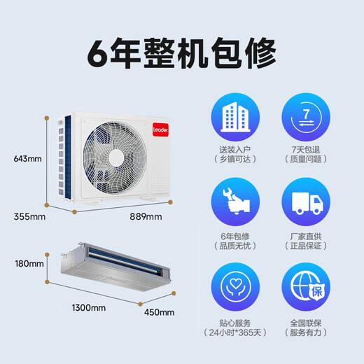 Haier Smart Home produces Commander Super Energy Saving PULS Yuanqi 3 HP Central Air Conditioner One to One 4 HP Home Living Room Air Duct Machine Frequency Converter First Level Energy Efficiency Package Installation and Renewal Subsidy 20% 3 HP First Level Energy Efficiency Super Energy Saving Pro (Energy Saving Ceiling)