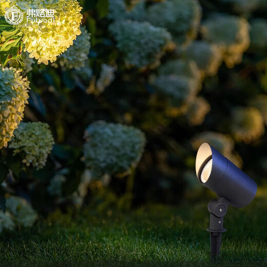 Freddy outdoor spotlights waterproof tree lights led courtyard garden tree lights landscape villa ground lights lawn ground lights S4 ground type 5W white light-warm white-yellow light-3 choose 1