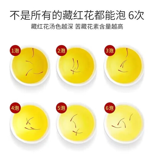 藏红花西藏特级臧红花正宗西红花中药材泡水喝非伊朗养生茶 藏红花【3罐】共3克