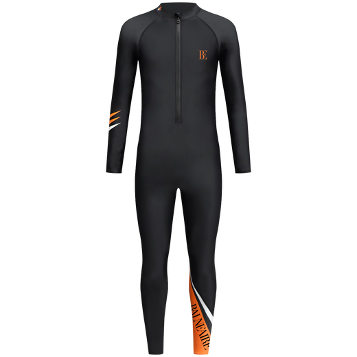 Vander'an (BALNEAIRE) men's jumpsuit multi-functional long-sleeved trousers sun protection lightweight breathable comfortable hot spring seaside 61665 charming black orange 2XL