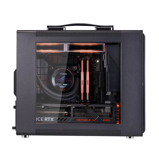 玩嘉阿尔法S1黑色 MATX机箱（提手机箱/240冷排/165mm风冷/ATX电源/长显卡/MATX/ITX ）