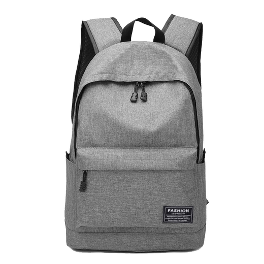 Bai Qixin backpack men's commuter middle school and high school college student bag large capacity travel backpack short-distance business trip computer travel bag simple backpack black