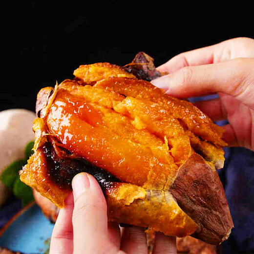 Jingxiansheng Shandong Yanshu No. 25 Sweet Potato (Saccharified) Net weight 4.5 Jin Jin equals 0.5 kg Selected fruit 150-400g Straight from the source