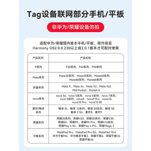 Huawei (HUAWEI) étiquette dispositif anti-perte mini clé suivi anti-perte mini dispositif anti-perte chat animal anti-perte elfe personnes âgées localisateur anti-perte simple simple + étui de protection en cuir marron