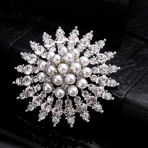 High-end brooch for women, sunflower pin to fix clothes, anti-exposure brooch, corsage, silk scarf buckle, accessories, blooming heart-brooch