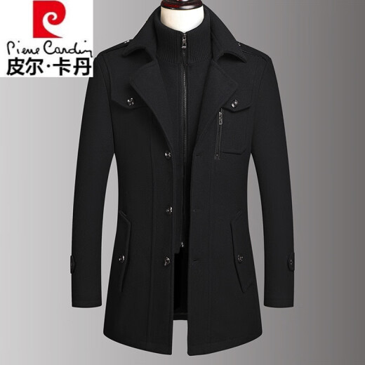 
Pierre cardin high-end winter new product middle-aged men's wool wool coat jacket casual middle-aged and elderly tweed jacket daddy suit gray 175 suggestions 115-130Jin [Jin equals 0.5 kg]