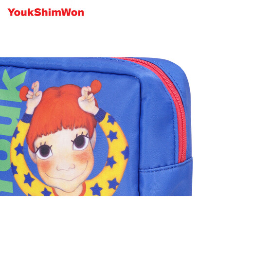 Lu Xinyuan Square volume bag storage/hand holding/carrying/coin purse cartoon fashion women's bag off-white RIA