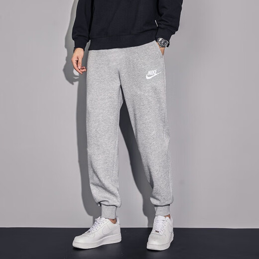 Nike (NIKE) pants men's sweatpants casual cuffed pants long pants sports pants men's running pants 6366 thin BV2763-063 pure cotton leggings breathable M120-130Jin Jin equals 0.5 kg