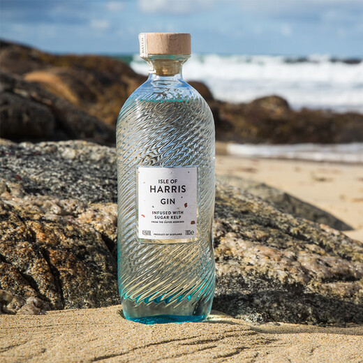 Isle of Harris British National Pavilion Original importé Harris Island Style Sugar Kelp Gin Gin Foreign Liquor Hailings Gin 700 ml 1 bouteille