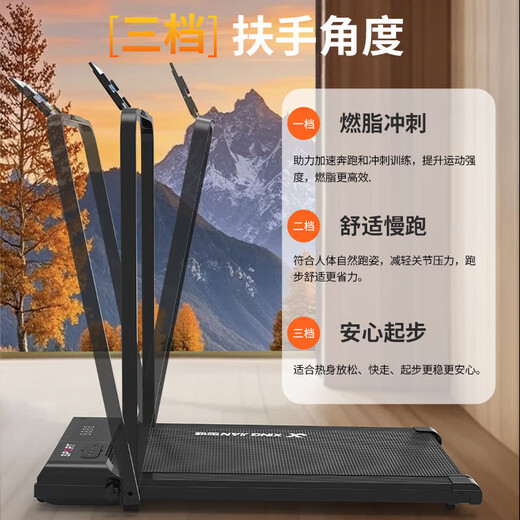 ANTEPOP treadmill home weight loss walking machine intelligent silent shock absorption foldable small fitness equipment basic model brushless motor 12-speed speed adjustment