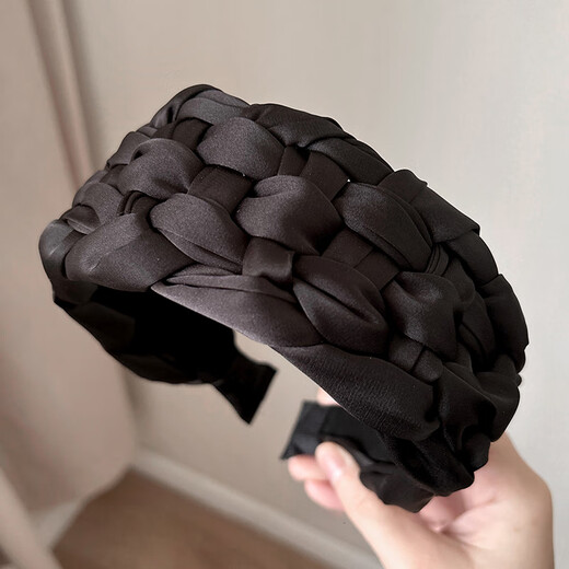 Zhuo Keke widened hairband women's hairpin 2025 new high-ceiling high-level sense when going out to cover white hair artifact headwear adult hair hole black wide edge