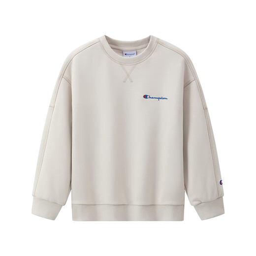 Champion Champion Boys and Girls Velvet Round Neck Sweater 2025 Autumn New Classic Embroidered Fashion Sports Children's Top