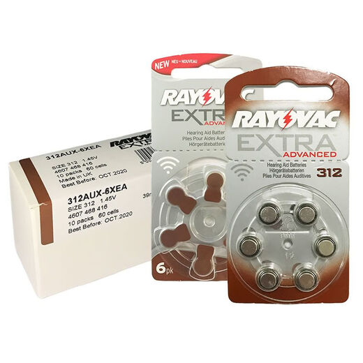 UK Retway Rayovac Hörgeräte Luft Extra Zink Batterie A10A13A312A675 L13 Box 60 Kapseln