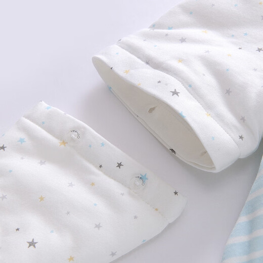 Ying's YEEHOO Einkaufszentrum im gleichen Stil Ying's Neugeborenen-Schlafsack ohne Beine, langärmelige Anti-Kick-Steppdecke, weiche Bettwäsche, Herbst- und Winterstil, Weidenblau, empfohlen 10–14, 95 x 41 cm (empfohlene Höhe 100–110 cm)