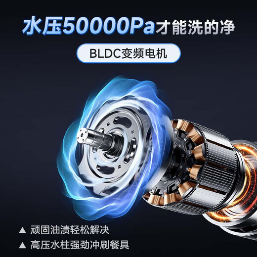 Boss floor-standing model F80D white 15+1 set capacity heavy oil stain embedded dishwasher hot air drying and disinfection 168h long-lasting storage all-in-one machine independent layered washing machine