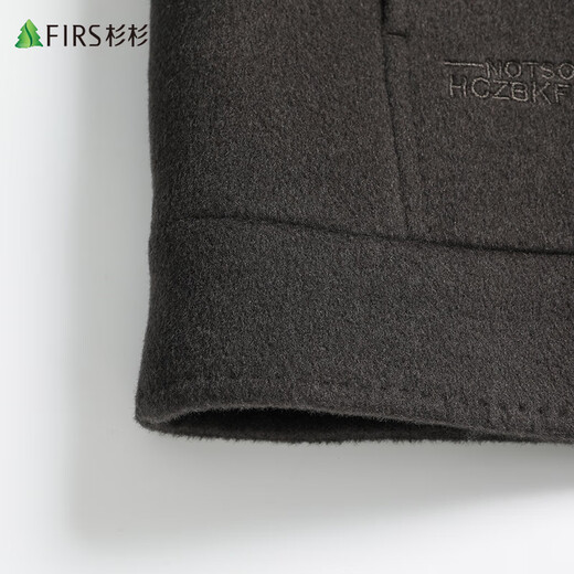 Shanshan wool double-sided woolen jacket men's removable goose down liner thickened business casual lapel jacket men's work wear