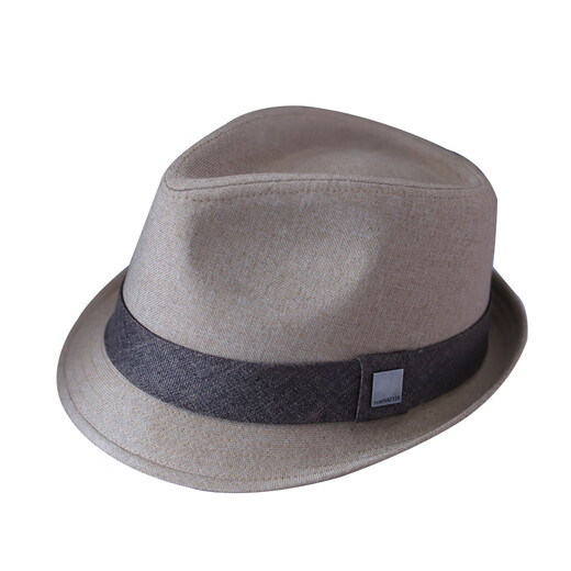 Tochino high-end men's adult hat, British gentleman hat, spring, autumn and winter casual jazz hat, middle-aged and elderly hat, trendy large size, smoke gray, regular M size adjustable (55-57cm)