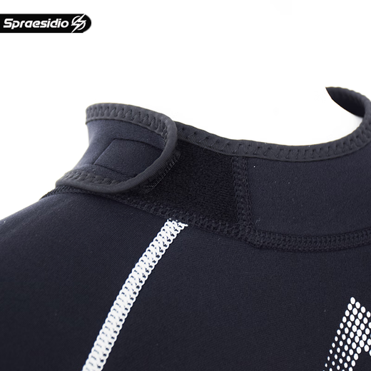 Spraesidio one-piece warm wetsuit swimsuit for men and women thickened cold-proof swimming wetsuit for adults long-sleeved 3mm winter swimming jellyfish suit black short-sleeved 3XL