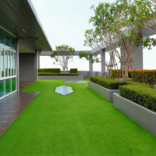 森柯仿真草坪地毯人造草坪绿色塑料装饰人工草皮工程围挡户外足球铺垫 2厘米TPR防水不掉渣款 1米宽*1米长