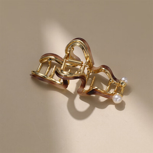 Chimera (CHIMERA) design-inspired hair grab, versatile back-of-the-head hairpin shark clip, metal hair grab hairpin, birthday gift for girls