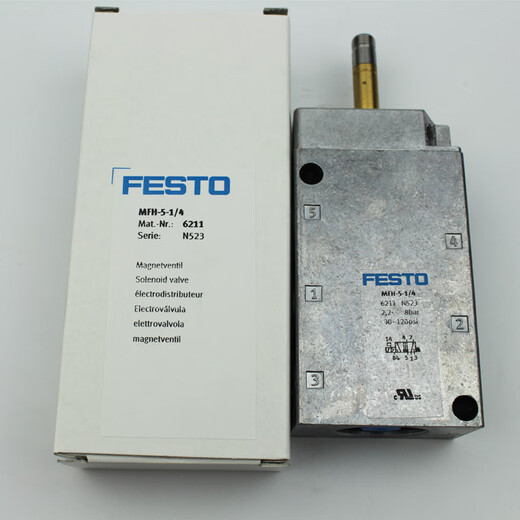 费斯托气动电磁阀MFH-3-5-1/4-1/8-S 9964 7802 6211 9982 MFH-3- MFH-3-1/49964