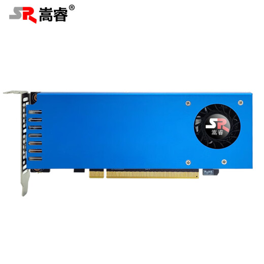 
Songrui Collection Half-Height Knife Card Graphics Card Brand New GTX1060/1050TI/1650/1030/RX550 Server Industrial Control All-in-One Mini Case OPS Computer Graphics Card 2-screen GTX1060 6G Home Game DP+HDMI