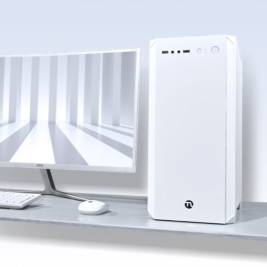 Ningmeidu Ningmeidu AMD Ryzen R7 5700G desktop mini ITX complete machine home office game design video editing DIY desktop computer assembly machine Configuration two R7 5700G丨16G丨512G