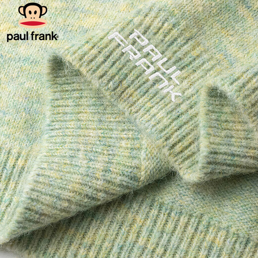 Paul Frank Sweater Men's Autumn and Winter American Loose Knitwear Men's Casual Warm Couple Jacket Men's Mixed Green XL