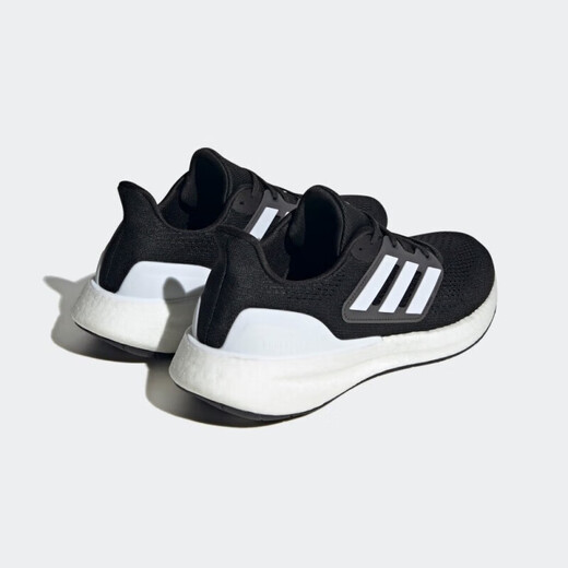 Adidas (adidas) zapatos oficiales para hombres y mujeres, zapatos deportivos nuevos de primavera, zapatos para correr con amortiguación ligera y transpirable de malla Pure Boost IF4839/blanco y negro/malla transpirable 41 (longitud interior 255 mm)
