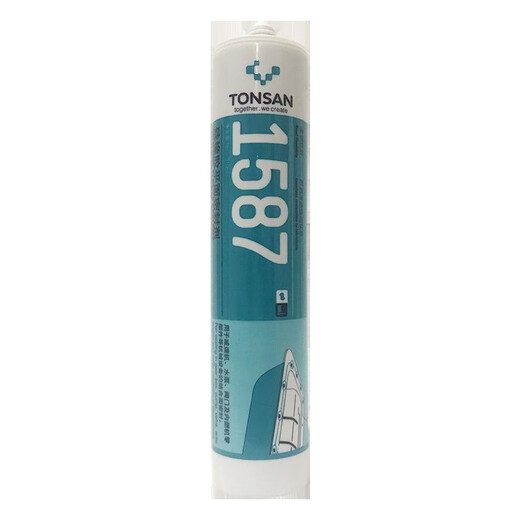 XMSJ可赛新 TONSAN天山1587密封胶 1596 1598 1592硅橡胶平面密封剂耐 1587(100g)