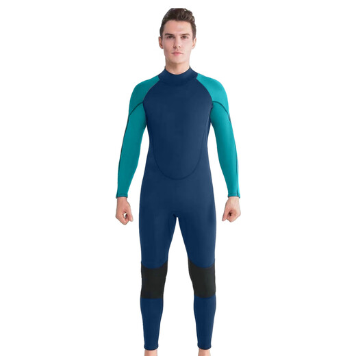 BLUE DIVE cross-border 3mm one-piece wetsuit water rescue warm snorkeling coach paddleboard surfing cold-proof jellyfish wetsuit 3mm black 2XL