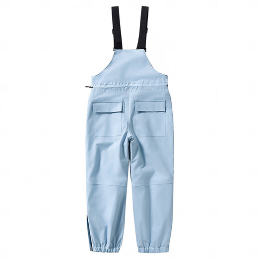 Zailu children's ski pants for boys and girls, snowboard and double board ski overalls, winter snowy warm and thickened snowproof pants, blue 120cm 110110-120CM