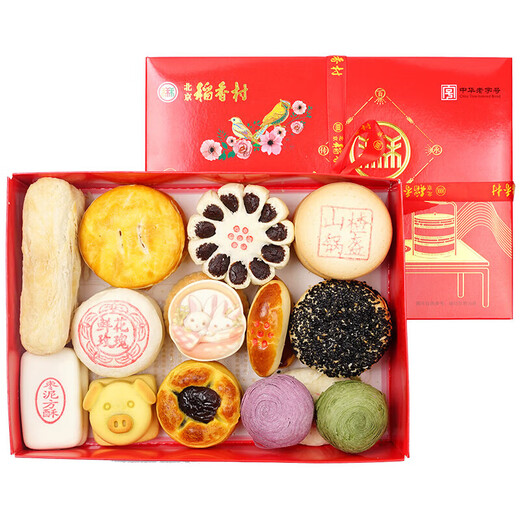 Daoxiangcun Beijing Daoxiangcun pastry gift box Beijing eight special snacks snacks for the Year of the Dragon Spring Festival classic gift box (22 varieties) + portable 2650g