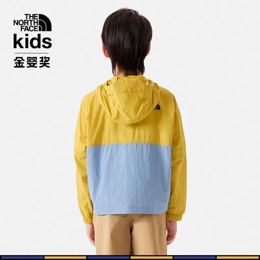 The North Face Children's Clothing Boys and Girls Windproof Skin Clothes Sun Protection Jackets Outdoor|8998 RMO/Olive Green Color Matching UPF50+ 160 XL(160/76)