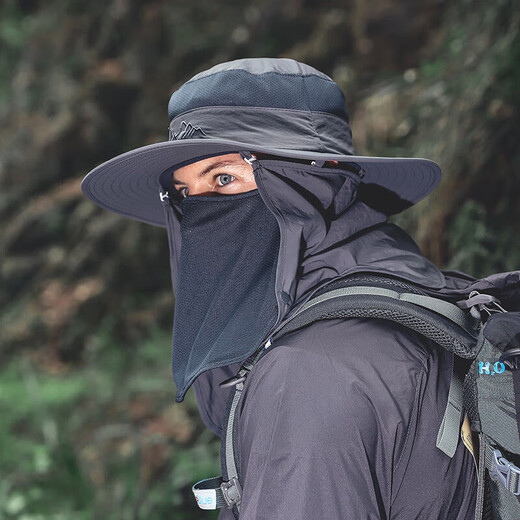 Yu Zhaolin summer outdoor sun hat for men, summer sun protection hat for men, fishing hat, fisherman hat, windproof hat, mountaineering hat for women