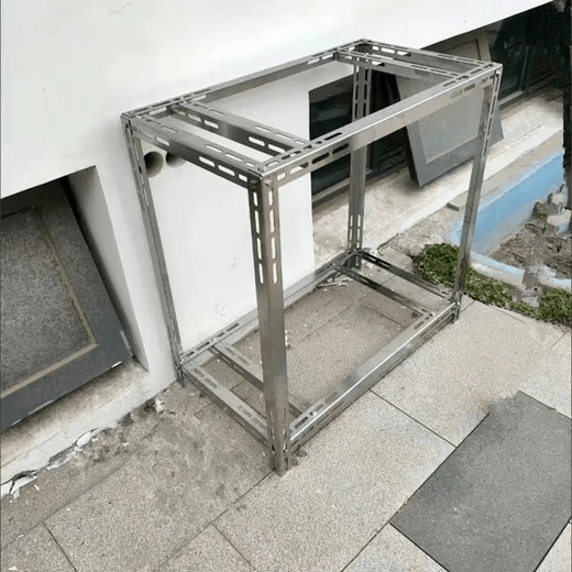 Sanqihu air conditioner outdoor unit bracket 1.5 hp 2 hp universal outdoor floor-standing stacked double-layer bracket thickened _1-hp plated _12 hp galvanized thickened version 854085