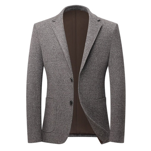 Playboy (PLAYBOY) 2025 Autumn and Winter Thick Men's Wool Suit Young and Middle-aged Men's Business Casual Trend Single Suit Jacket Men 6656 Gray M 170