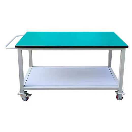 Huili's electrostatic trolley factory workshop workbench rack multi-layer turnover cart flat mobile tool trolley 1000*800*750 second floor second floor cart