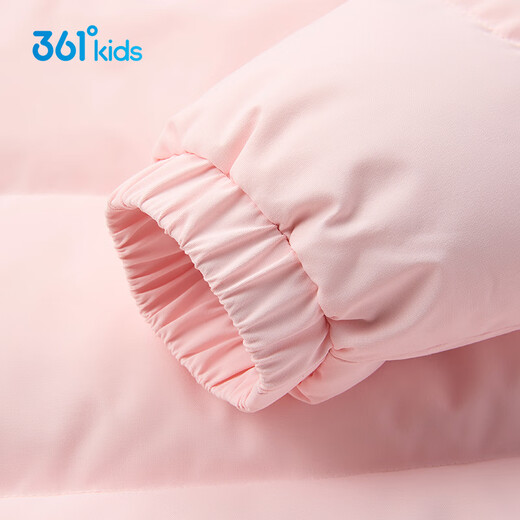 361°儿童羽绒服25冬男童3-14岁中长款能暖保暖外套粉160