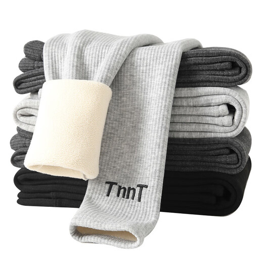Lamb velvet leggings for women's outerwear winter plus velvet thickened autumn pants large size black extra thick warm cotton pants dark gray M L suitable for 80-120 Jin Jin equals 0.5 kg