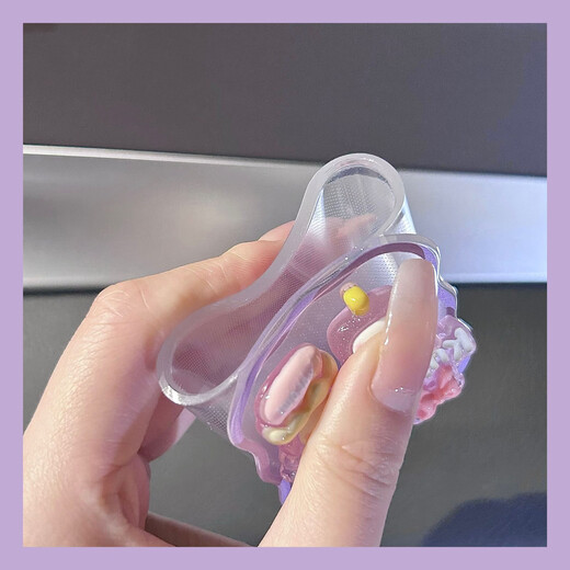 领优创活数据线保护套适用苹果15promax充电缠绕器20W快充14/13防折断12透明硅胶11双Type-C防摔软壳iPad 波浪款【透紫】库洛米-套装