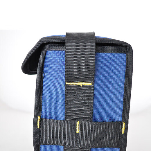 FASITE tool bag canvas shoulder thickened wear-resistant canvas diagonal bag construction site installation and maintenance electrician special bag blue