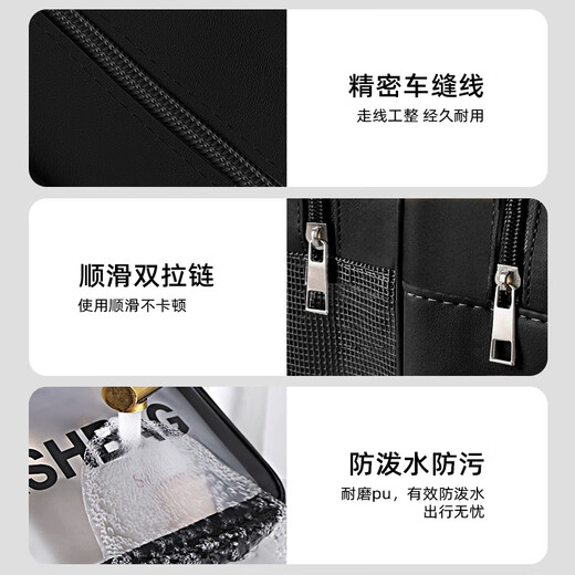 Lohas Travel Toilet Bag Men's Wet and Dry Separation Swimming Bag Business Travel Storage Cosmetics Bath Bath Wash Bag Bath Pocket Waterproof