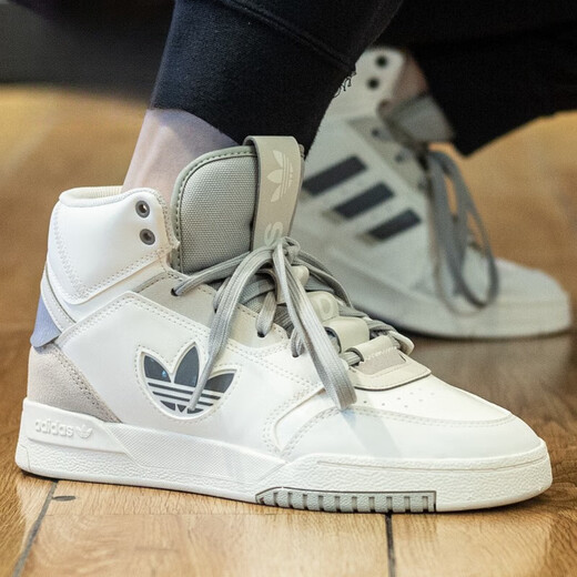 
Adidas (adidas) Clover men's and women's shoes sports and casual high-top shoes 2023 winter IF2694 IF2675 white_light green_dark green 36.5