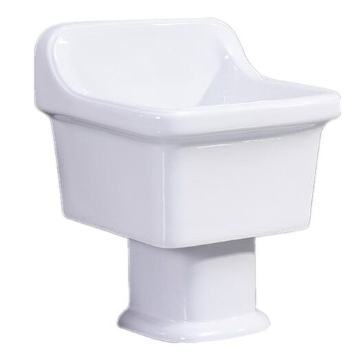 Lefit (lfte) Lefit bathroom mop pool ceramic balcony medium split column wash mop sink household mop pool floor 903 tank + drain + 20 columns