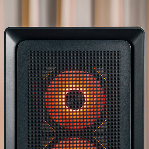 爱国者 扶摇千里 电脑机箱台式机ATX大箱360水冷电竞游戏台式主机箱 黑色 贰号玻璃侧板