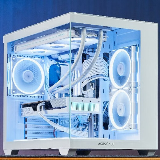 ASUS family bucket 12 periods interest-free i5 14600KF/RTX5060/RTX5060Ti host e-sports Delta mobile desktop assembly computer DIY host assembly machine with two 12400F丨RTX5060丨12 periods interest-free