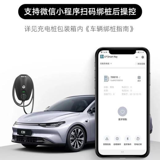 Leap run charging pile gun new energy 7kw household original factory suitable for C11T03C01C10 AC 220V Leap run original factory-7kw single machine