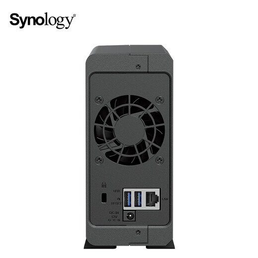 群晖（Synology）DS124NAS搭配1块4TB群晖HAT3300硬盘套装