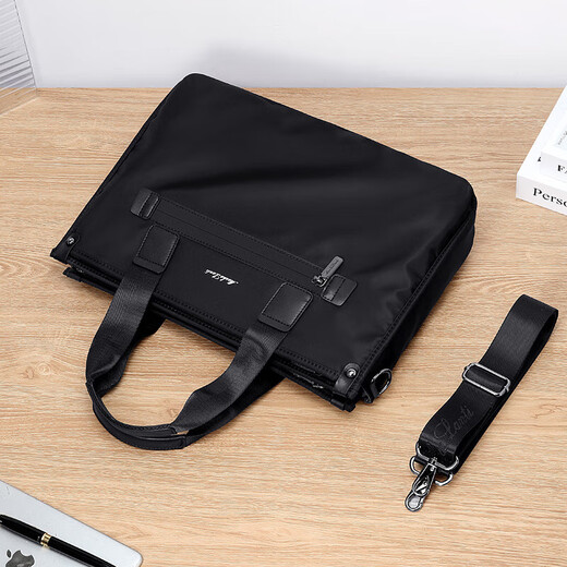 MashaLanti briefcase men's large-capacity handbag business trip computer bag business shoulder crossbody bag Father's Day birthday gift